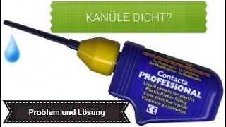 Revell Contacta Professional  Modellbau Kleber  verstopfen der Kanüle verhindern [upl. by Brenn]