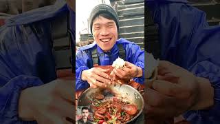 😱😱Amazing sea food🍲🍲 dekho actopas ka andar anda bhar bhar ke rahete ha food mukbang 001 33🦀 [upl. by Aihseken]