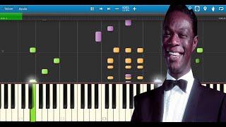 NAT KING COLE  ANSIEDAD  Piano Tutorial [upl. by Nioe473]