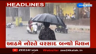 ZEE 24 Kalak Headlines  5 PM 10102024  Weather Forecast  Monsoon 2024  Navratri 2024 [upl. by Aiyotal]