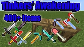 Tinkers Awakening Addon Bedrock Edition Minecraft [upl. by Levison]