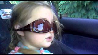 2 Year old toddler singing elvis in car [upl. by Anelej]