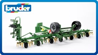 Bruder Toys Krone Trailed Rotary Tedder with Seperate Running Gear KWT 882 02224 [upl. by Nazay]