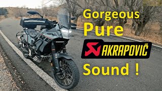 Yamaha Tenere 700 Gorgeous Akrapovic Sound Raw Sound🔊 [upl. by Ynohtnaluap195]