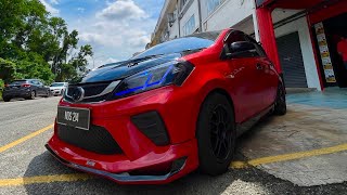 Siap pasang bodykit Myvi D168🤩 [upl. by Shyamal]