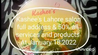 kashees Lahore salon full address  information about kashees Lahore salon by Javeria Nadeem [upl. by Ennairek]