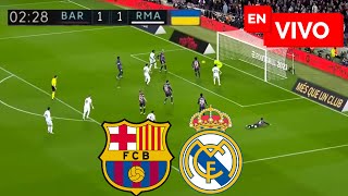 🔴 Barcelona vs Real Madrid EN VIVO  Liga Española [upl. by Eladnwahs729]