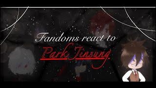 Fandoms react to  Park Jinsung  Part 45  Gacha Club  Not Og [upl. by Aneba]