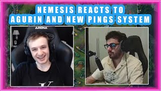 Nemesis Reacts to AGURIN and NEW PINGS SYSTEM Situation 👀 [upl. by Quiteria]