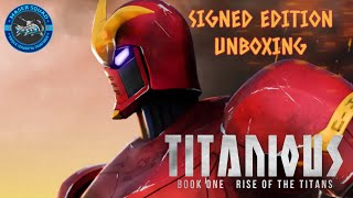 Titanious Book 1 Unboxing Signed Edition [upl. by Kari]