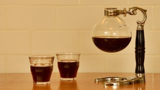 How to Make Coffee  Siphon Pot  Perfect Coffee at Home [upl. by Turrell]