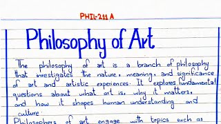 Philosophy of Art  Significant theory  Idealist theory  Institutional theory PHIL211A pu [upl. by Barnum]