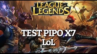 TEST PIPO X7  League of Legend [upl. by Ledeen554]