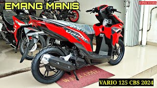 VARIO 125 CBS 2024 TERBARU ELEGAN DAN SPORTY 🔥🔥🔥 [upl. by Pandich]