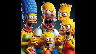 The Creepsons Creepy The Simpsons  ai aiart simpsons thesimpsons [upl. by Ymmaj]