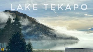 Lake Tekapo Town Centre Walk 2023  A Rainy Day  South Island Winter  New Zealand Walking Tour 4K [upl. by Cirda]