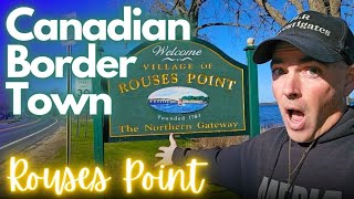 Rouses Point New York TOUR Northern Border Town Migrant CRISIS [upl. by Nimsay]