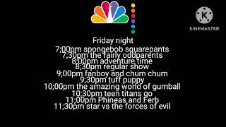 nbc Friday night schedule [upl. by Short]