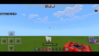 Throwable TNT in Minecraft Bedrock using Command Blocks only [upl. by Eyahc]