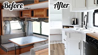 TINY HOME RV CAMPER REMODEL MAKEOVER DIY HOW TO 2021 TINY HOUSE TOUR [upl. by Wendolyn]