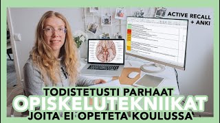 OPISKELUTEKNIIKKA JOLLA OPIT MITÄ VAIN🤓  opiskeluvinkkejä [upl. by Sitruc]