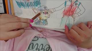 Cerebral Palsy  colouring with me Paw Patrol [upl. by Eugilegna]