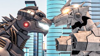 KIRYU TYPE 3 vs RPO MECHAGODZILLA  Roblox Kaiju Universe [upl. by Cormack743]