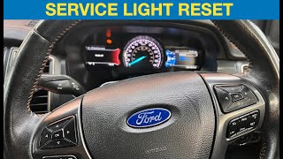 2016 Ford Ranger Service light reset [upl. by Akaenahs]