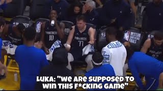 FULL CAPTIONS Luka Doncic Tries To Fight Warriors Fan amp Gets Heated In Mavs BenchFt Steph Curry [upl. by Niamor396]