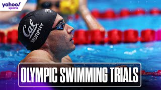 BIGGEST MOMENTS from Day 6 of the US Olympic Swimming Trials  Yahoo Sports [upl. by Aay]