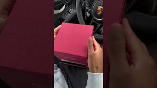 watch unboxing in porsche [upl. by Steel]