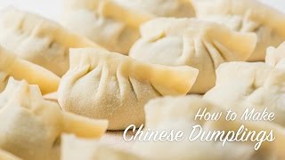 How to Make Chinese Dumplings recipe 饺子 [upl. by Hatcher]