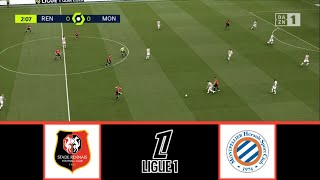 RENNES VS MONTPELLIER  LIGUE 1 20242025  FOOTBALL LIFE 2024 [upl. by Collis]