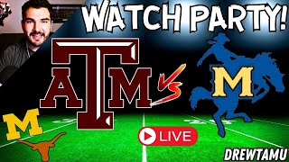 Texas AampM VS McNeese WATCH PARTY  Michigan VS Texas Oklahoma State VS Arkansas [upl. by Otrebile]