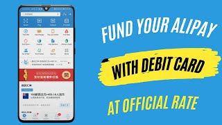 How to fund your Alipay with your local ATM DEBIT CARD 2024 [upl. by Notelrahc]