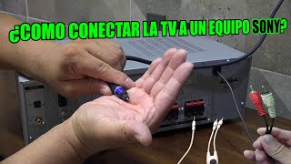 Como conectar una televisión a un amplificador Receiver SONY [upl. by Calandria]