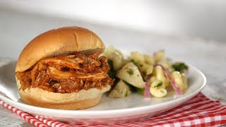 Pulled BarbecueChicken Sandwiches Everyday Food with Sarah Carey [upl. by Akienahs]