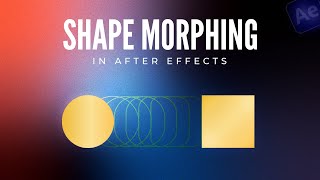 MindBlowing Shape Morphing  After Effects  Hindi Tutorial [upl. by Irrep]