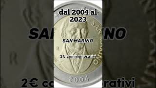 MONETE DA 2 EURO COMM SAN MARINO 20042023 Cheraremonete [upl. by Chrystal167]