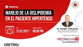 WEBINAR  Manejo de la dislipidemia en el paciente hipertenso [upl. by Cristiano]