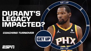 Does Kevin Durant REGRET playing for the Warriors  RESPONSIBLE for coaching TURNOVER  Get Up [upl. by Ermanno]