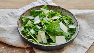 Rocket amp Herb Salad from Online Sardinian Cooking Class Inspired by Giovanni Pilu [upl. by Nicks622]