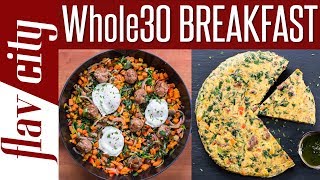 Whole 30 Breakfast Recipes That Rock  Breakfast Meal Prep For Whole30 Diet [upl. by Gundry]