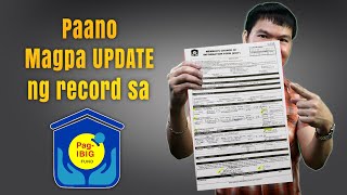 PAGIBIG MEMBERS CHANGE OF INFORMATION 2023｜Paano Magpa Update ng Member Record Sa Pagibig [upl. by Rabka]