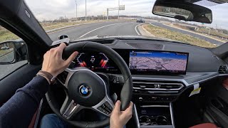 2024 BMW M340i xDrive  POV Test Drive  060 [upl. by Weylin]