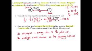 Problem solving on doppler effect and echo [upl. by Ynnavoig]