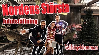 JUL VLOGG🎄Familjen besöker tomten på Vellingeblomman Nordens största julutställningJullåtar mm [upl. by Illib]