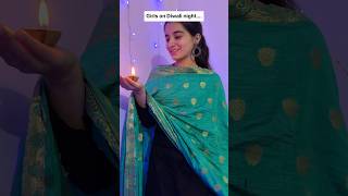 Diwali morning vs Diwali night relatable funny shorts [upl. by Ilime]