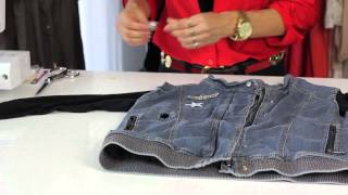 How to Embellish a Jean Jacket  Style Savvy [upl. by Zicarelli747]