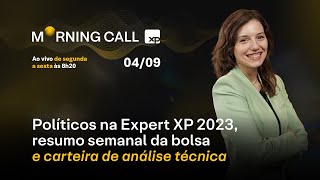 HADDAD LIRA e outros destaques da EXPERT XP 2023 MELHORES AÇÕES e carteira de análise técnica [upl. by Froemming]